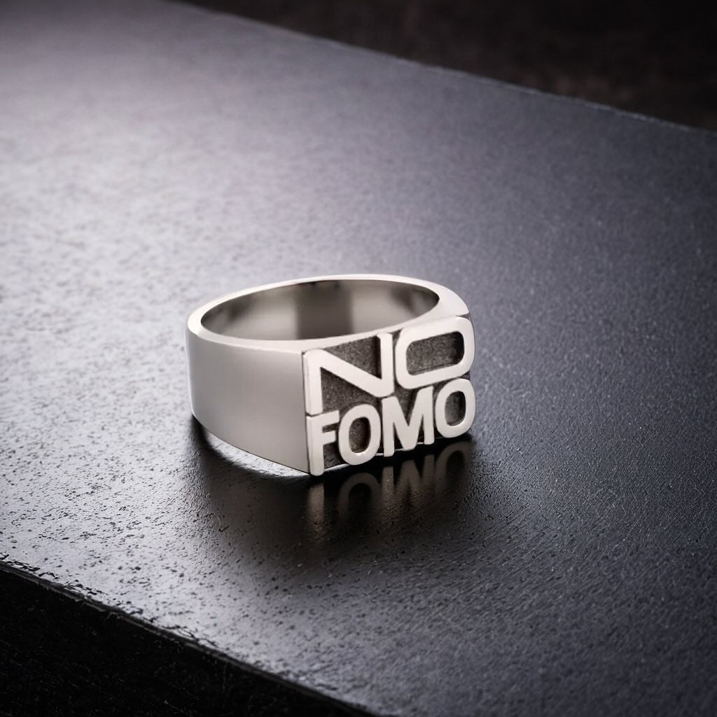 Pre-order Silver Ring "No Fomo"